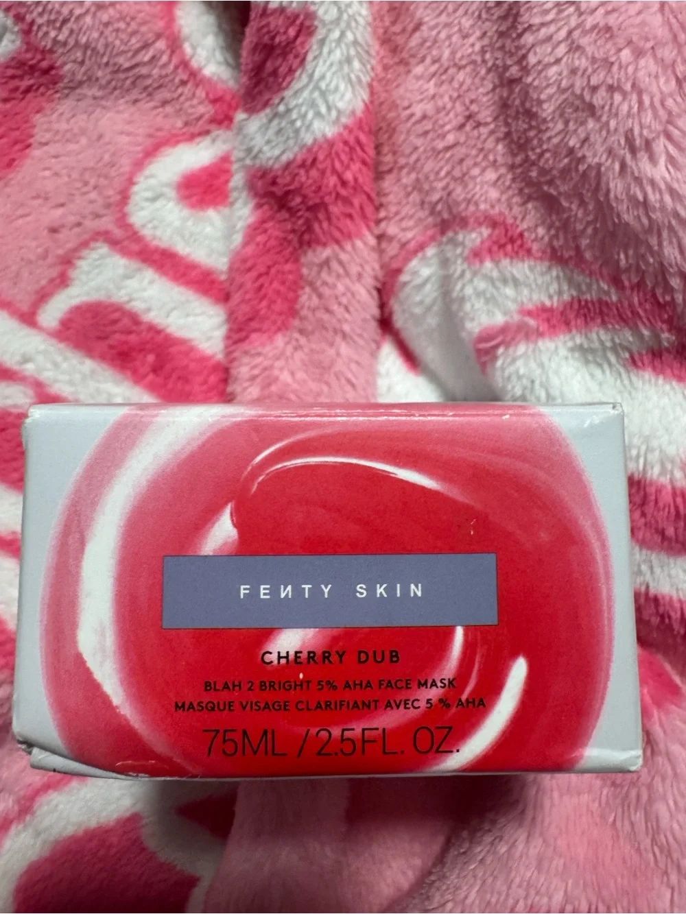 Fenty Skin Cherry Dub Blah 2 Bright 5% AHA Face Mask - New In Box